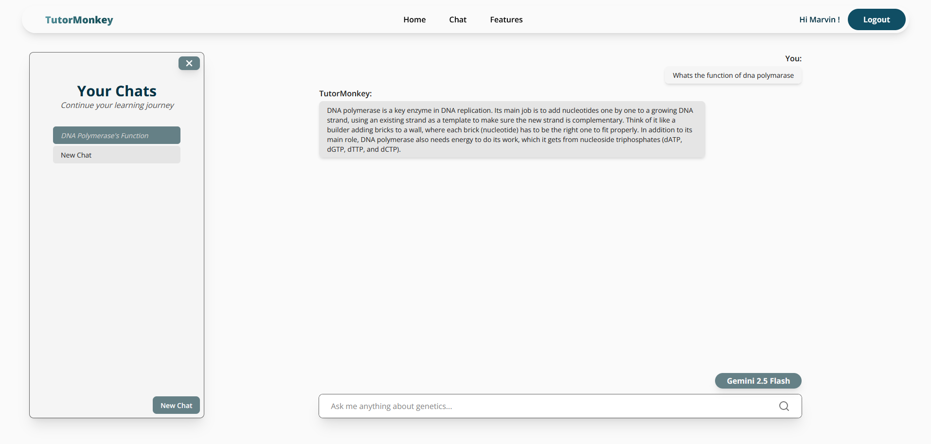 TutorMonkey AI screenshot